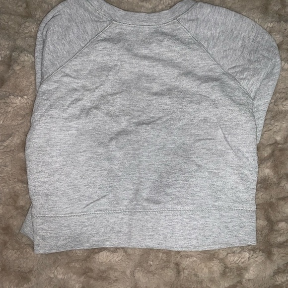 Grey Cropped Sweatshirt size S - Picture 3 of 3